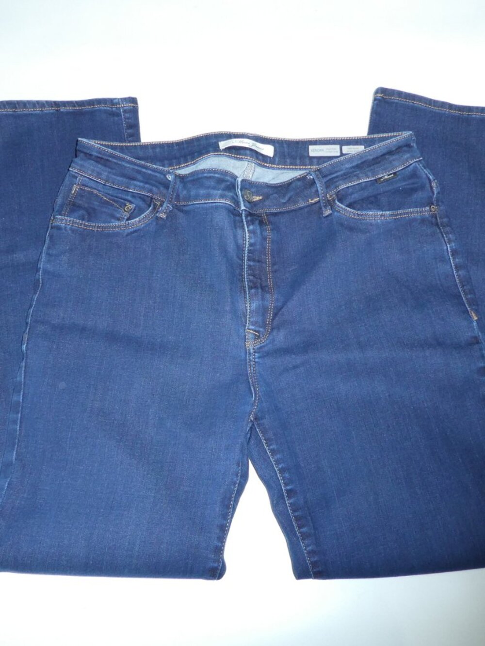 Mavi Kendra High Rise Straight Leg Jeans - Indigo Supersoft